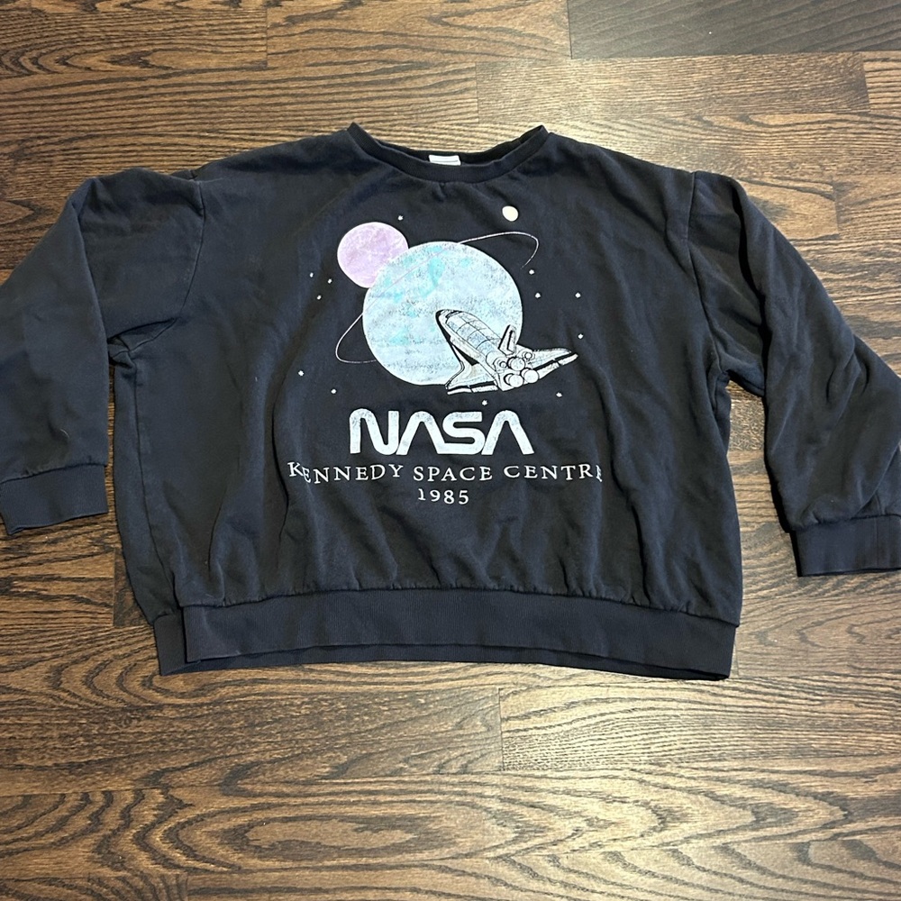 Charcoal Gray NASA Sweatshirt
